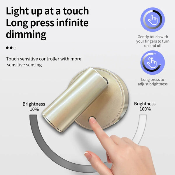 Dimmable Touch Bedside Light