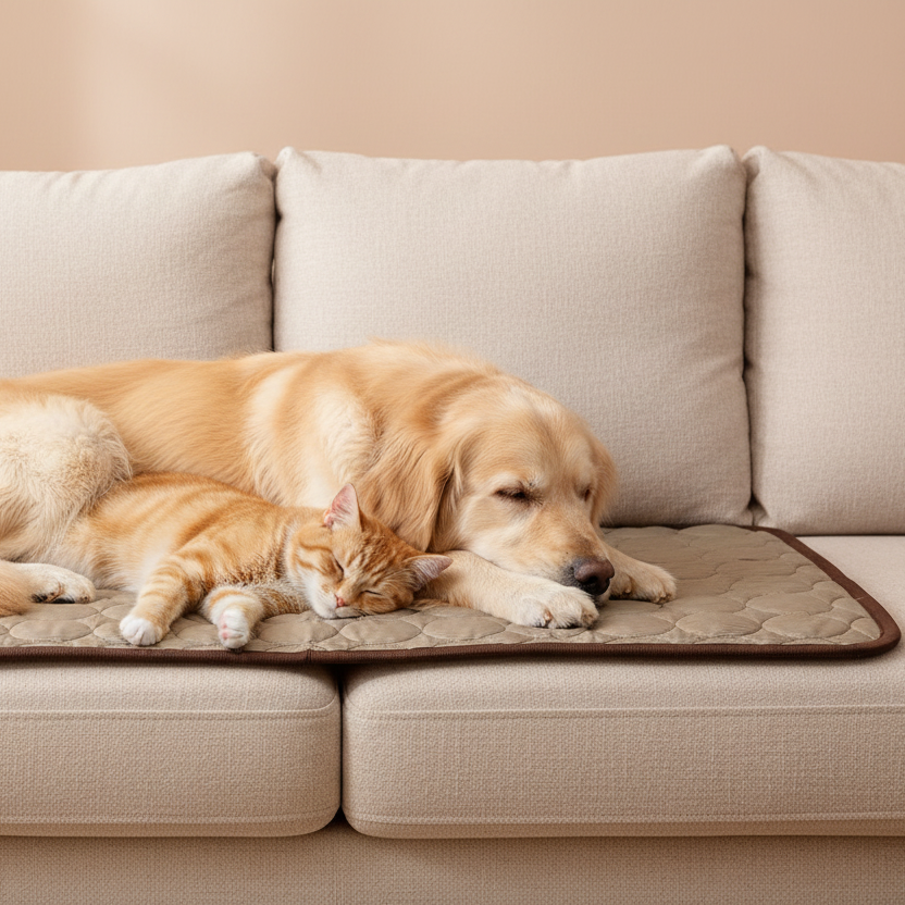 Cooling Mat — Real Animals, Nude Couch & Wall